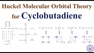 Huckel Molecular Orbital Theory for Cyclobutadiene [upl. by Cinemod]