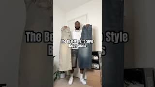 The Correct Ways To Style Baggy Jeans baggyjeans styling fashiontips mensfashion [upl. by Maren]