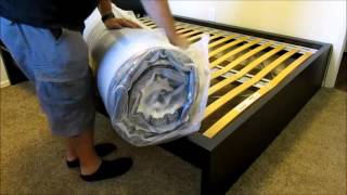 How to unpack an IKEA Morgedal mattress [upl. by Alyda782]