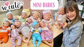 MINI REBORN BABIES  Getting Ready for a DOLL SHOW [upl. by Llecrad]