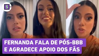 ExBBB Fernanda se emociona em hotel e faz desabafo antes de Mais Você com Ana Maria Braga [upl. by Eltotsira]