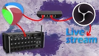 how to Mix Church Livestream in Reaper and send it to OBS from MR18M32 step by step [upl. by Naivaj]