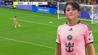 Thiago Messi Shows His Football Skills in Inter Miami U12 You Wont Believe It [upl. by Mallina]