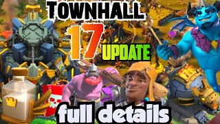 New Townhall 17 upgradebye th 16clash of clans [upl. by Yemane130]