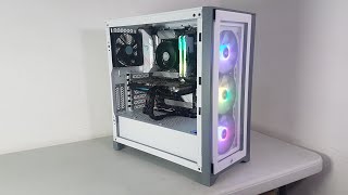 Corsair icue 4000X White con la Asus Rog Strix B550A [upl. by Simeon9]