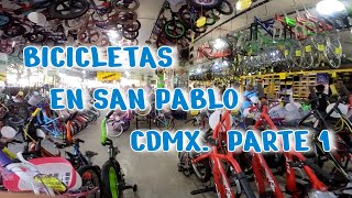 El paraíso de las bicicletas San Pablo CDMX Metro Pino Suárez Metro La Merced México Parte 1 [upl. by Fleischer]