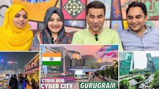 Gurgaon City  Cyber Hub Of India  Delhi NCR Gurugram  Most Happening Place In India  Reaction [upl. by Domineca]