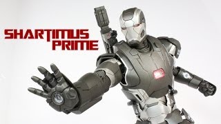 Hot Toys Mark II War Machine Iron Man 3 Movie Figure Review [upl. by Hennessy363]