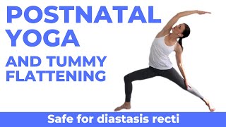 Postnatal Yoga With Diastasis Recti Exercises Postpartum [upl. by Olenolin900]