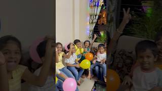 बालदिनाच्या हार्दिक शुभेच्छा childrensday party celebration sweetfamily minivlog shortvideo [upl. by Primalia658]