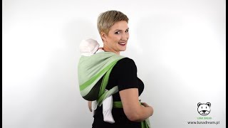 Wiązanie chusty  plecak babywearing tutorials rucksack carry [upl. by Kahl]