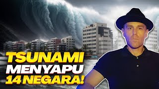 Menyapu 14 Negara Tsunami Terbesar yang Tidak Terlupakan  Kisah Nyata  BOS SEJARAH [upl. by Kyl]