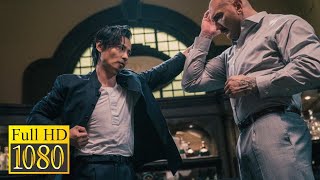 Chung Tinchi vs Dave Batista at the salon in the movie Master Z Ip Man Legacy 2018 [upl. by Aivartal683]