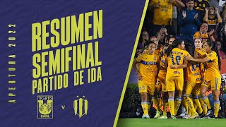 📹 El Resumen Femenil  Tigres 2  1 Rayadas  Semifinal de Ida  Apertura 2022 [upl. by Corabella]