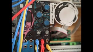 Pittsburgh Modular Dynamics Controller Bat  Buchla Bongo Low Pass Gate Patch [upl. by Orrocos]