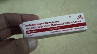 Beclomethasone Dipropionate Clotrimazole amp Neomycin Sulphate Cream Uses In Hindi  QD Derm Cream [upl. by Yelram653]