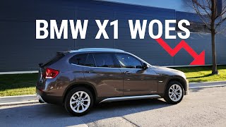 2012 E84 BMW X1  How I Changed Out the Rear Shocks [upl. by Ronna]