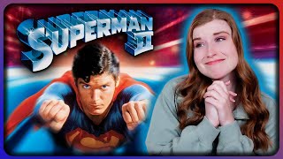 Im smitten First time watching SUPERMAN II  Movie Reaction [upl. by Ralat606]