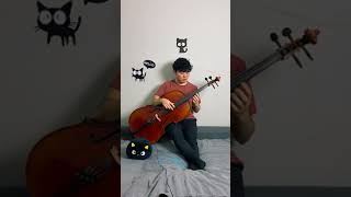 the HARDEST pizzicato song Ive learned on the cello yet [upl. by Katina298]