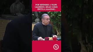 Dejan como idiota a Alazraki por defender a Calderón política sheinbaum amlo [upl. by Wootten716]