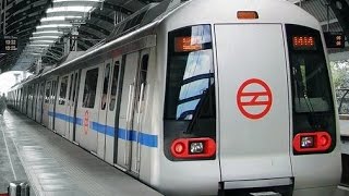 Delhi Metro System  World Class Train [upl. by Ponzo389]