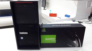 Lenovo Thinkstation P520c with Nvidia QUADRO P2200 5GB [upl. by Calmas]