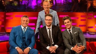 The Graham Norton Show with Zac Efron Seth Rogen Matt LeBlanc русские субтитры [upl. by Robi]