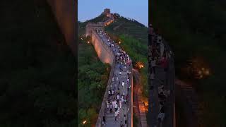 Climb the Badaling Great Wall at night An absolutely breathtaking view awaits you at every turn [upl. by Shaner797]