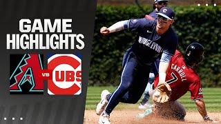 Dbacks vs Cubs Game Highlights 71924  MLB Highlights [upl. by Yllrebmik]