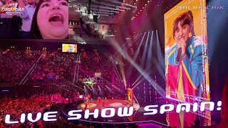 Chloe DelaRosa  Como la Lola LIVE  Spain 🇪🇸 Junior Eurovision 2024  LIVE REACTION [upl. by Ramoh544]