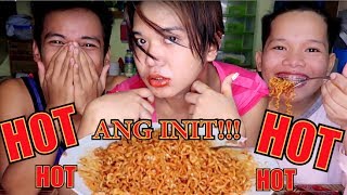 Super Spicy Noodles Eating Challenge  winner gets 15000 rupees [upl. by Aettam135]