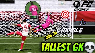 This Tallest GK Card is UNFAIR ☠️  Tallest Goalkeeper Review  ec shaniyt [upl. by Eibur122]