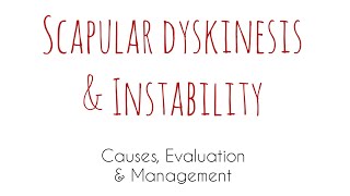 Scapular dyskinesis amp Instability  Darlene  urduamp hiindi [upl. by Haran233]