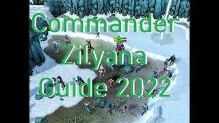 Runescape 3 Commander Zilyana Guide 2022  Iron Friendly Sara [upl. by Lazes7]