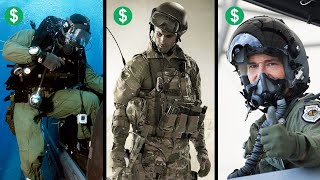 💲 12 TRABAJOS MILITARES MEJOR PAGADOS 💲 [upl. by Eednak642]