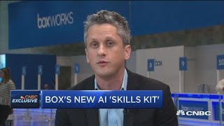 Box CEO on cloud companys new AI Skills Kit [upl. by Shatzer]