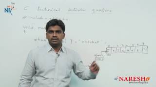 Strings  C Technical Interview Questions and Answers  Mr Srinivas [upl. by Ximenez]