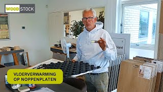 Vloerverwarming aanleggen in noppenplaten  Installatie Tutorial [upl. by Juditha]