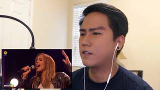 Didnt We Almost Have It All  Glennis Grace REACTION [upl. by Bunde]