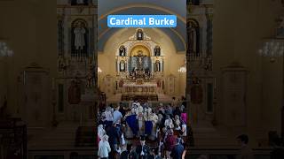 Cardinal Burke recessing after celebrating Mass for the feast of Christ the King latinmass TLM [upl. by Ferdie]