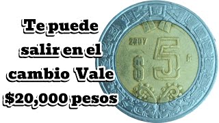 Te puede Salir en el CambioVale 20000 PesosMonedas de MèxicoMonedas MexicanasNumismatica [upl. by Dugas]