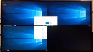 LG 43UD79B 43quot 4K monitor Demo of one PC hooked up with three cables [upl. by Inafets664]