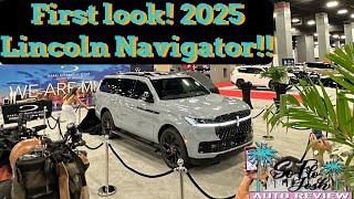 First Look At The 2025 Lincoln Navigator 2024 Miami International Auto Show [upl. by Dorotea]