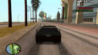 GTA SA  Super GT drift handling mod [upl. by Assirolc353]