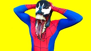 Spiderman in real Life vs Venom  Superhero fights Epic [upl. by Halley437]