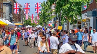 MARYLEBONE SUMMER FESTIVAL 2023 🌞 LONDON 30°C HEATWAVE Street Festival Walk Tour  4K HDR [upl. by Kirst569]