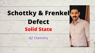 Schottky amp Frenkel Defect Crystal Defect Solid State AJT Chemistry [upl. by Sayres]