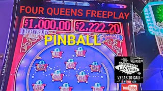 PINBALL FREEPLAY FOUR QUEENS LAS VEGAS [upl. by Animor]