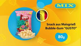 MaisgrießSnack mit BubblegumGeschmack von quotGUSTOquot bei Mix Markt [upl. by Yendahc]