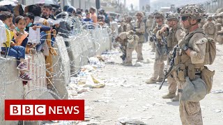 Seven died in the crowds outside Kabul airport  BBC News [upl. by Pascal]